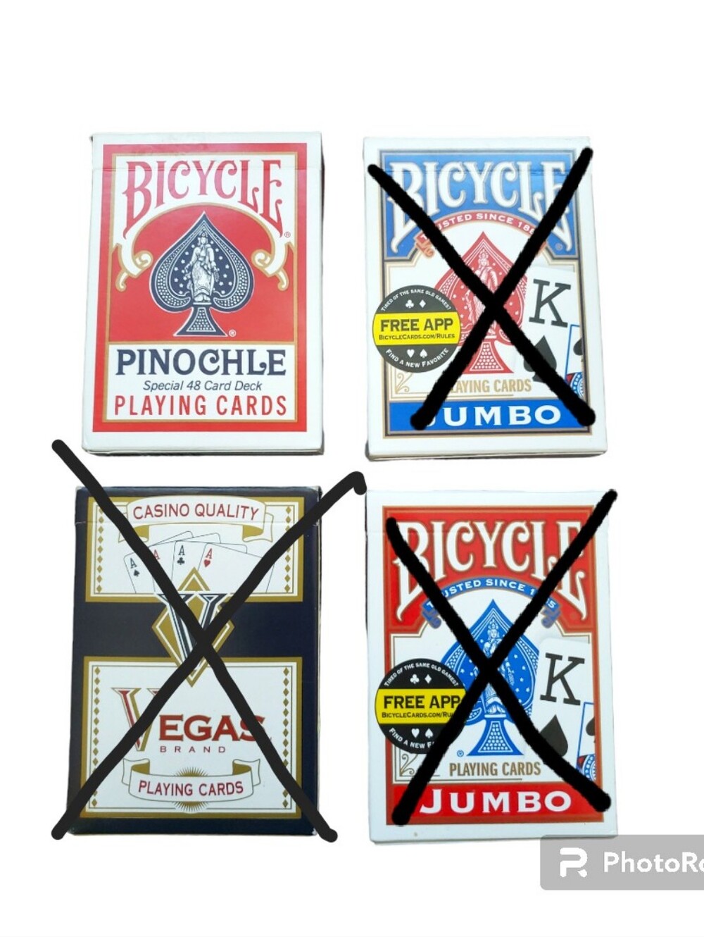 ☕ Pinochle 48 card deck - Regular Face